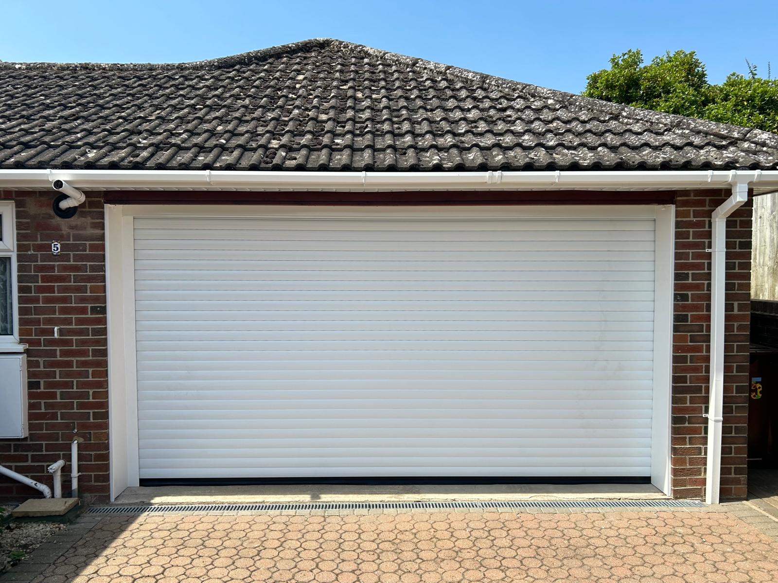 White Roller Shutter