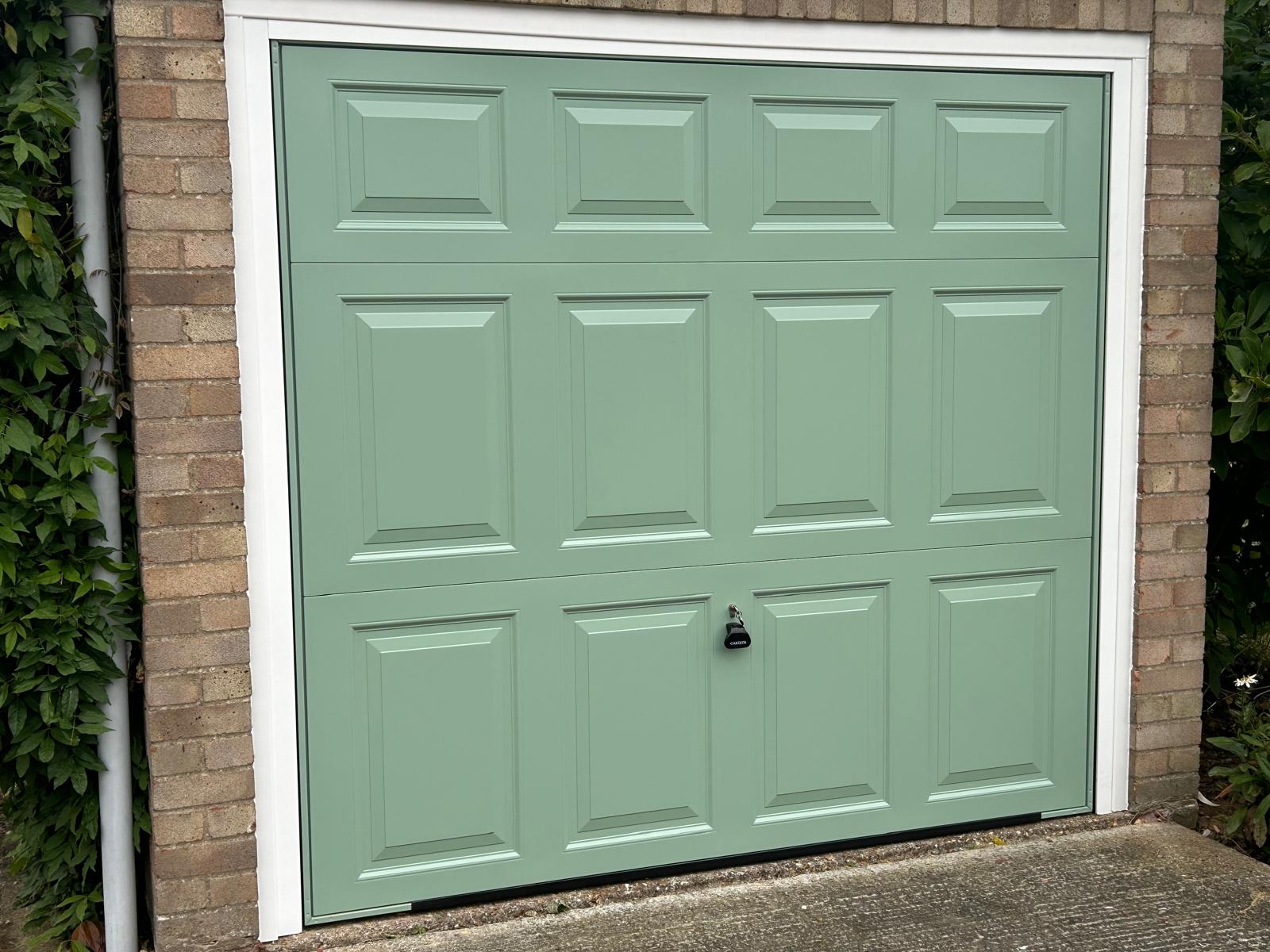 Green Roller Shutter